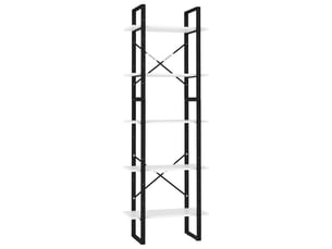 Bibliotheque coloris  blanc    - 60 cm x 175 cm