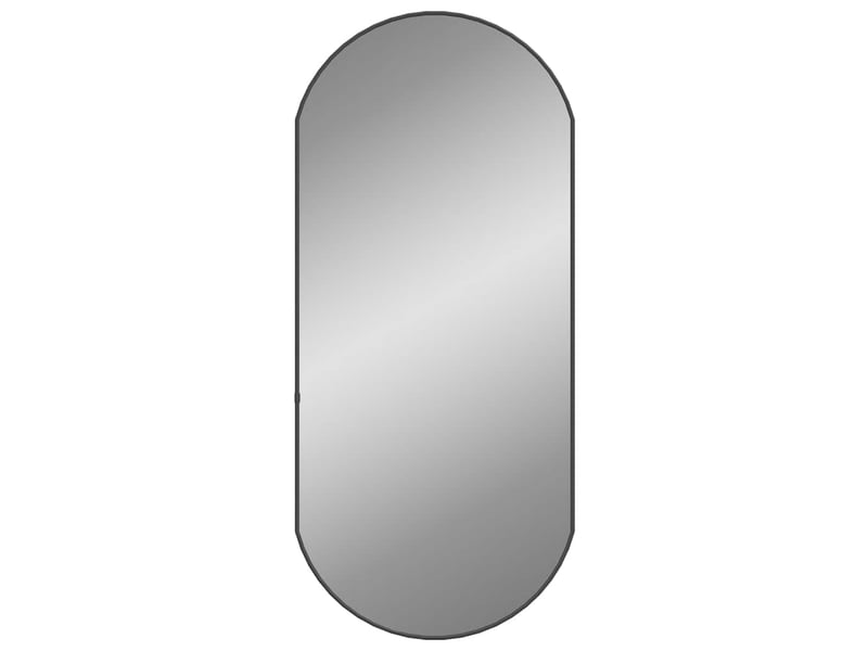  Miroir mural, miroir décoratif noir 90x40 cm ovale  - Conforama C