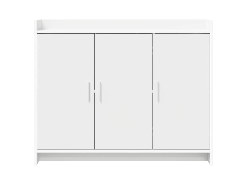  Buffet - bahut - meuble de rangement blanc 98,5 x 33 x 80 cm bois d'ingénierie  - Conforama E