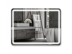 Miroir de salle de bain led 50x70 cm avec bluetooth et anti-buée