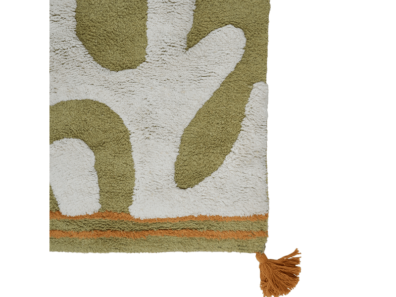  Tapis enfant jajpur  vert 140 x 200 cm coton  - Conforama E