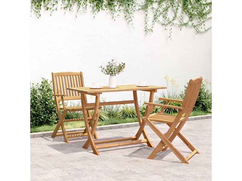  Vidaxl table rectangulaire sydney marron 110 x 55 x 75 cm  - Conforama B