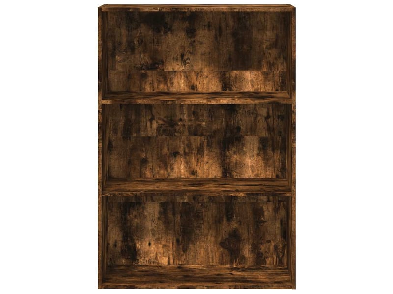  Bibliothèque, étagère de rangement chêne fumé 80x30x114 cm bois d'ingénierie  - Conforama D