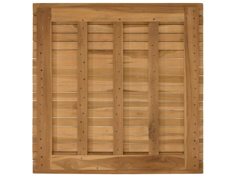 Vidaxl plateau de table 70 x 70 x 3,5 cm carré bois de teck massif - Conforama E