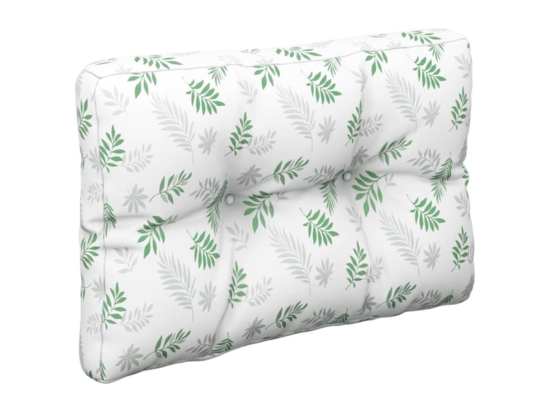  Lot de 2 coussins de palette, coussins de canapé motif de feuilles tissu cf59562  - Conforama D