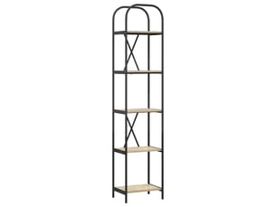 Étagère 5 niveaux, étagère de rangement 40 x 30 x 183 cm bois d'ingénierie shl6210