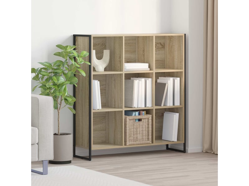  Bibliothèque, armoire à livres 99,5 x 30 x 108 cm bois d'ingénierie sonoma  - Conforama B