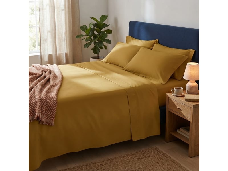  Drap plat en percale de coton confort  - Conforama D