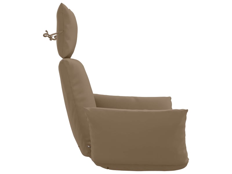 Coussin pour balançoire de chaise d'œuf, coussin d'intérieur et d'extérieur adirondack putten 100 % polyester taupe cf50078 - Conforama D