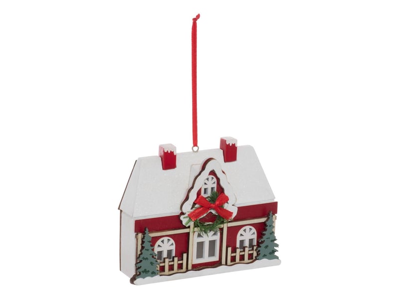  Sdn bois led chalet rgbl 12cm  - Conforama A