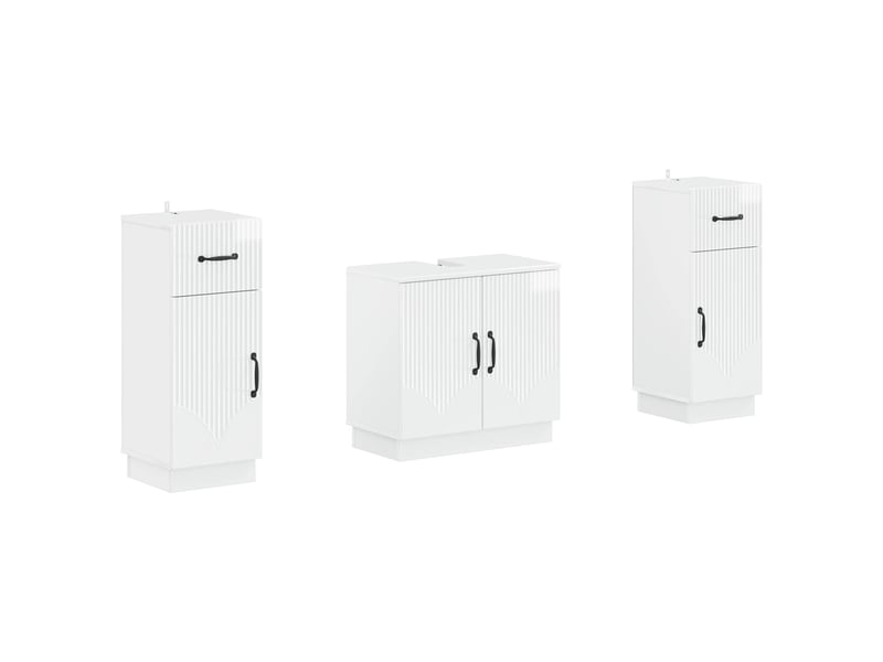  Ensemble de meuble de salle de bain 3 pièces hoorn cf63466  - Conforama A