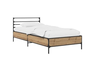 Lit simple 80x200 cm    coloris marron