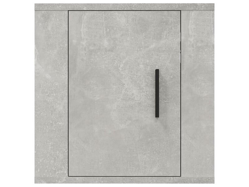  Meuble tv - banc tv - meuble de rangement mural gris béton 40x34,5x40 cm  - Conforama D