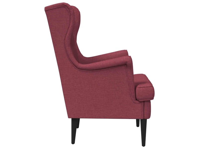  Vidaxl fauteuil bordeaux tissu  - Conforama E