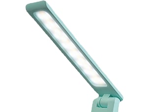 Lampe de chevet pliable avec veilleuse, variateur tactile – 3 modes de couleur, protection oculaire, pour lecture et étude-bleu roi