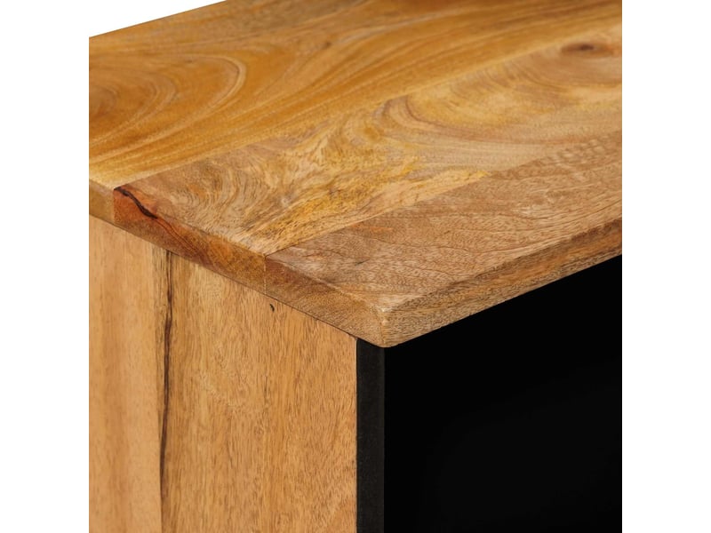  Table de chevet - cabinet de chevet - table de nuit 2 pc naturel 40 x 33 x 46 cm  - Conforama E