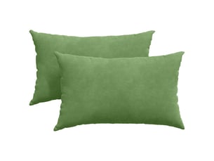 Lot de 2 coussins de canapé, coussins décoratifs vert clair 50 x 30 cm cf59170