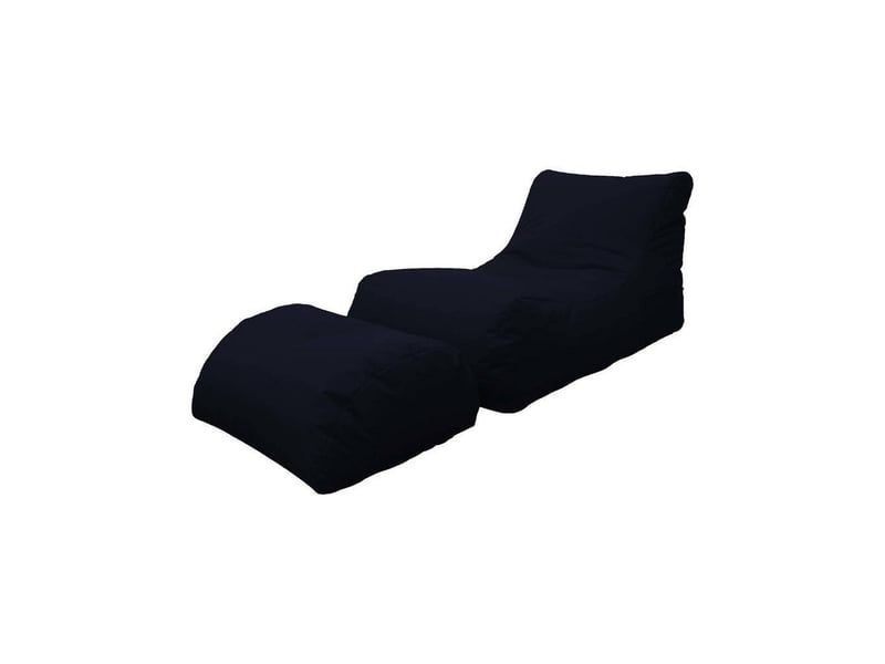  Pouf alton, forme sacs, 120x80x60h cm noir Alton - Conforama A