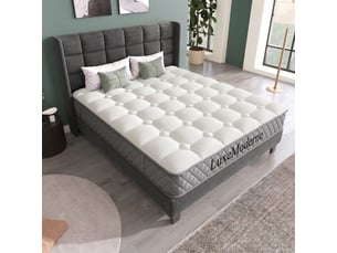 Matelas 160x200 cm PEXCHO Coton soutien Medium épaisseur 20 cm