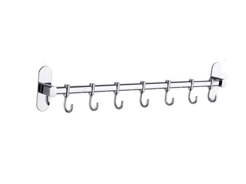 Crochet de rangement cuisine sans perçage de suspension mobile pour ustensiles étagère murale de, gris TNFR005289 - Conforama A