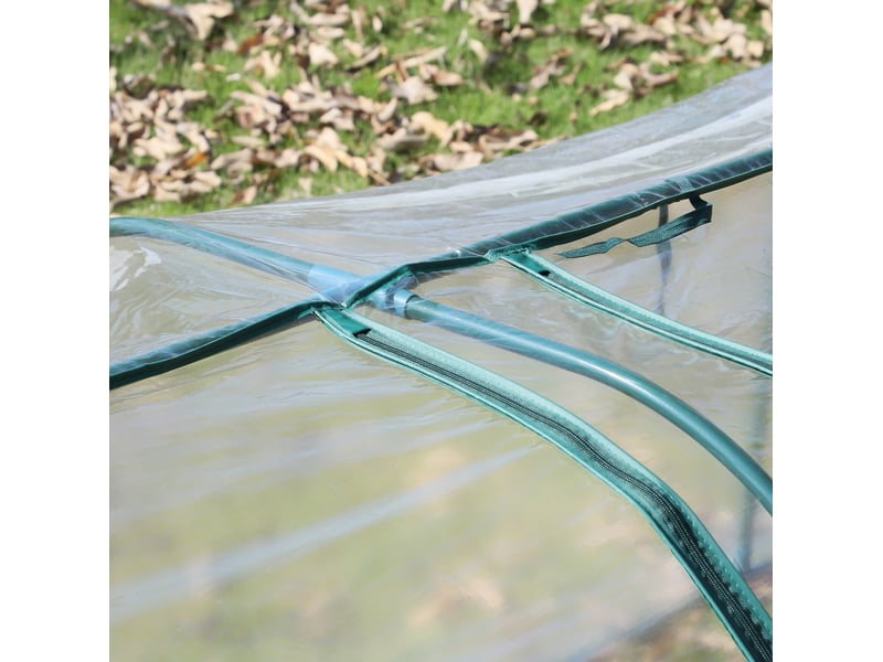  Serre de jardin 350x100x80 cm cadre en métal transparente  - Conforama C