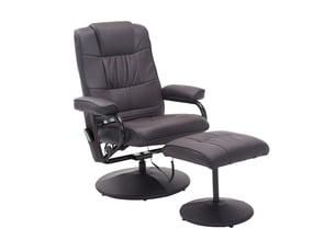 Pouf / repose pied <strong></strong> <strong></strong> marron