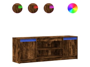 Meuble tv coloris marron 139.5 cm <strong></strong>  <strong></strong>