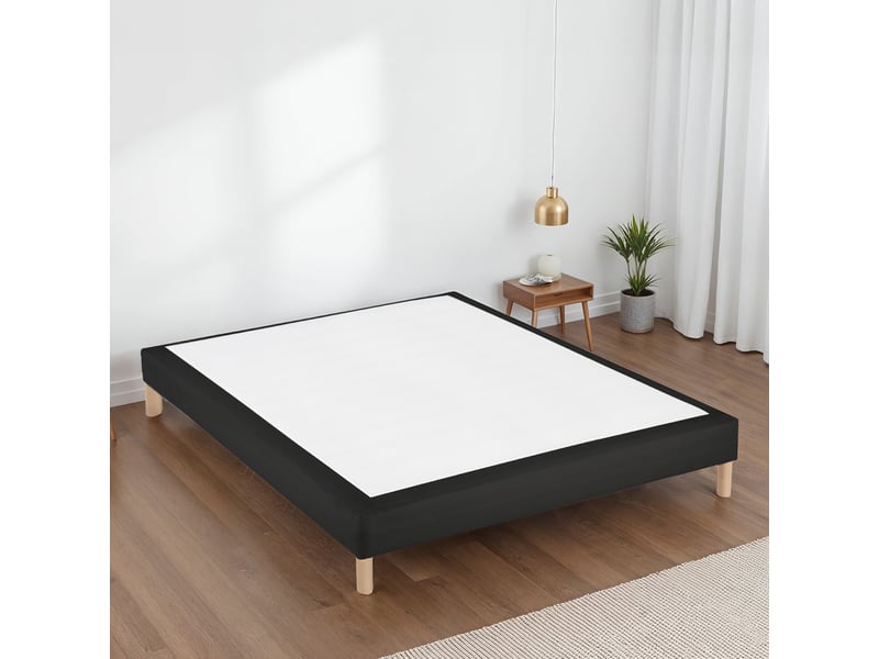  Sommier tapissier simili faro - gris - 100x190 3SO0207181019.5563 - Conforama E