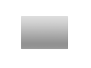 Miroir rectangulaire de salle de bain coloris argenté <strong>DESMIU</strong> <strong></strong> - 100 cm x 75 cm