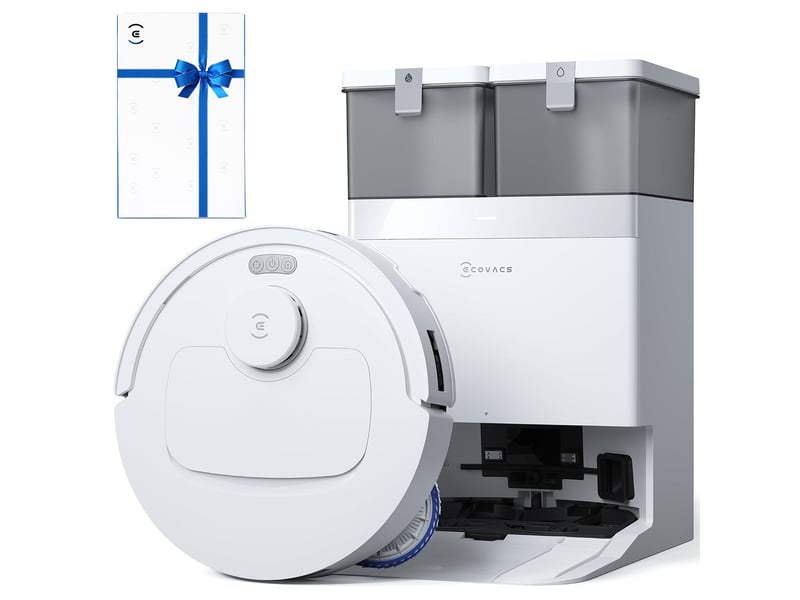 ECOVACS DEEBOT T30e Omni Set Robot Aspirateur Laveur, 25000Pa, ZeroTangle 3.0, Triple V,Station Omni 25000Pa, ZeroTangle 3.0 - Conforama A