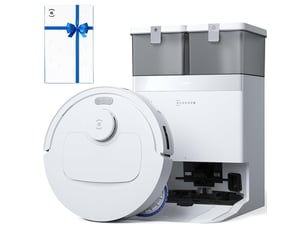 Aspirateur robot aspirant et lavant ECOVACS 25000Pa, ZeroTangle 3.0 - connectée Navigation laser