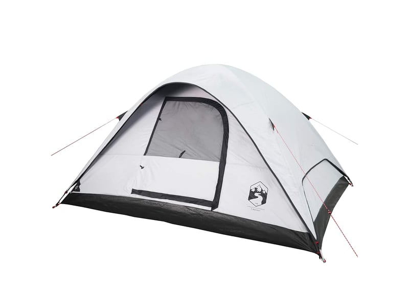  Tente de camping, tente familiale à dôme 6 personnes tissu occultant imperméable shl60512  - Conforama D