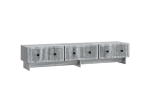 Meuble tv coloris gris 147 cm <strong></strong> <strong></strong>