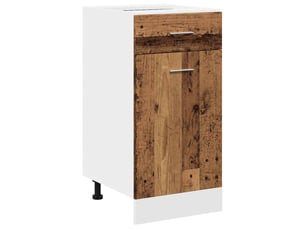 Armoire de cuisine, armoire à tiroirs lyon bois ancien 40x46x81,5cm bois d'ingénierie