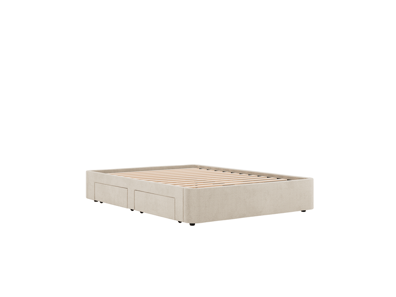 Sommier beige 4 tiroirs nova 140x200 cm slome - Conforama A