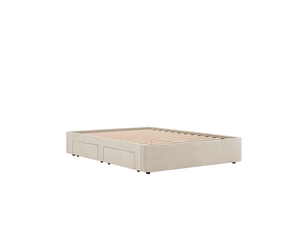 Sommier tapissier à tiroir 140x200 cm SLOME épaisseur 34 cm 12 latte(s) vendu avec pieds