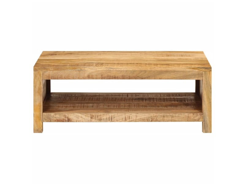  Table basse - table de salon - table à thé 80x55x30 cm bois de manguier massif  - Conforama A