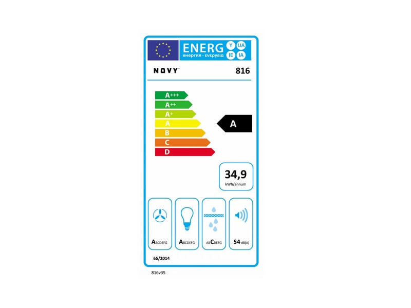 Novy - groupe filtrant avec moteur 60cm 815m3h 816 - mini pure'line 816 - Conforama B