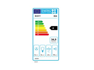 Groupe filtrant Recyclage ou évacuation NOVY 816 - 815 m³/h 56 cm
