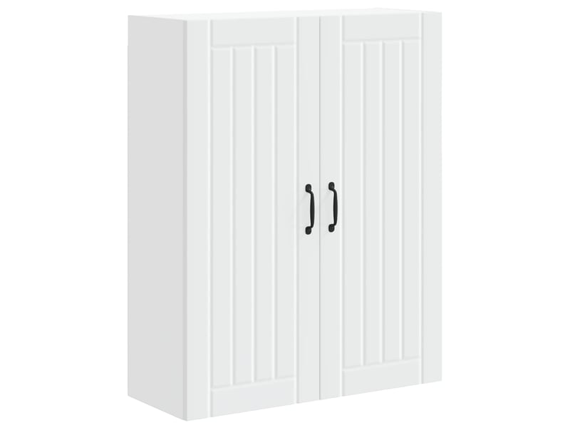 Meuble mural de cuisine, armoire de cuisine blanc 80x31x100cm bois d'ingénierie shl652 - Conforama A