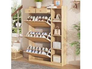 Meuble à chaussures 9 paire(s)  <strong>HAUSS SPOLE</strong>  <strong></strong> coloris naturel