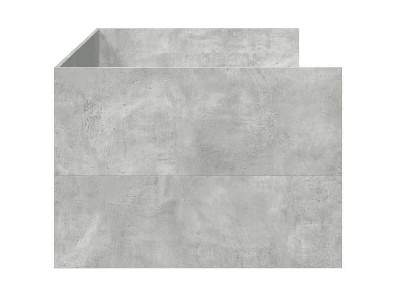  Lit simple- lit adulte -  lit de jour avec tiroirs sans matelas gris béton 90x200 cm  - Conforama D