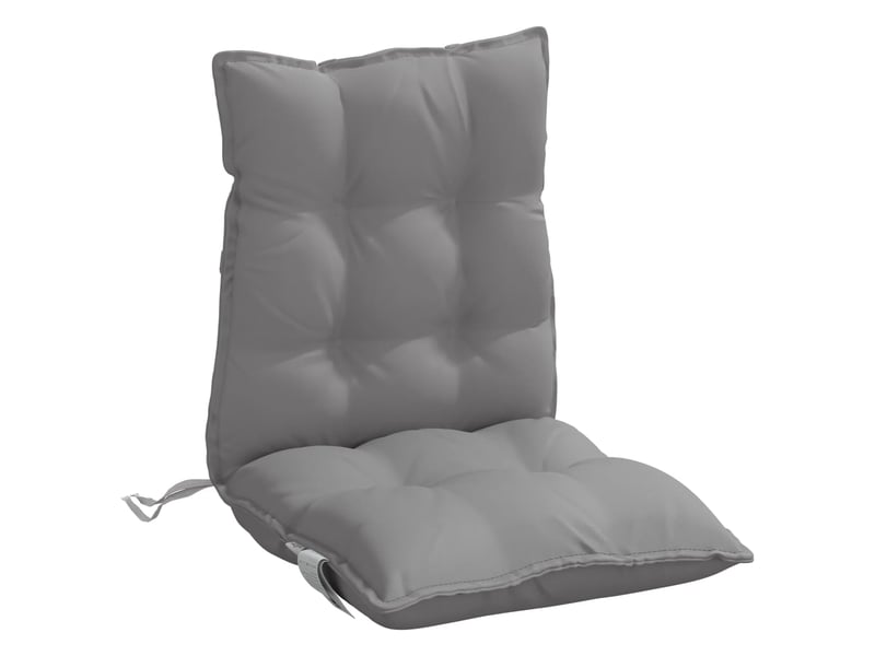  Lot de 2 coussins d'extérieur, coussins de chaise gris 100 x 50 x 7 cm cf56393  - Conforama E