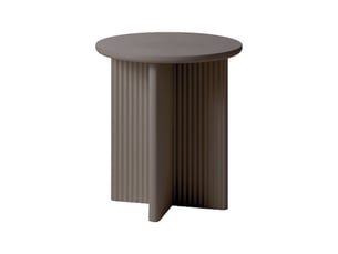Table d'appoint ronde 50x55 cm gris foncé - asko