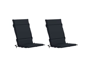 Lot de 2 coussins de chaise à dossier haut gemert cf59263