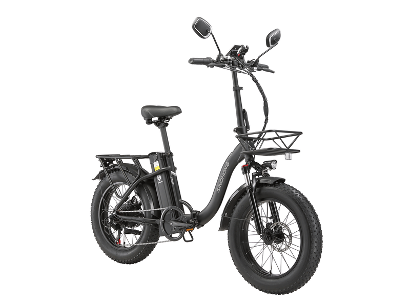  Vélo électrique pliant sinohon b20, 20po fat bike, 7 vitesses, noir  - Conforama B