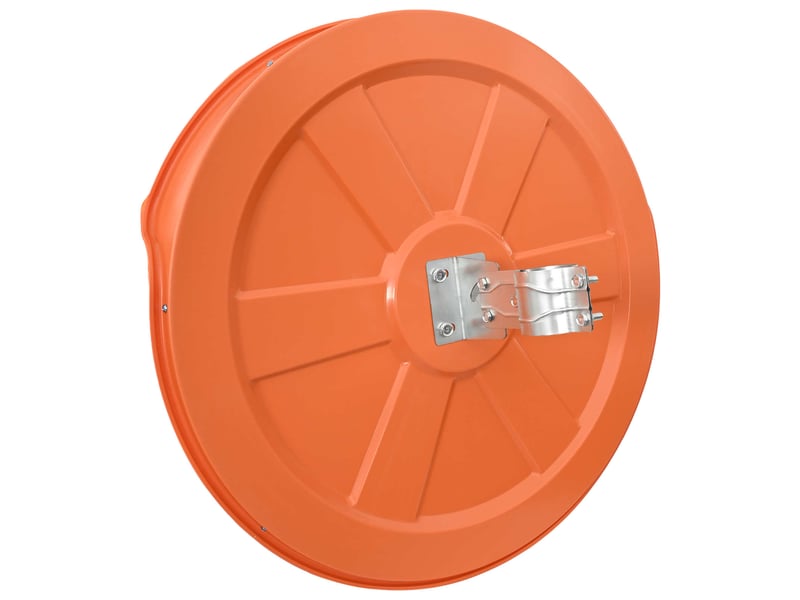  Miroir de circulation convex extérieur orange ø75 cm cf62693  - Conforama D