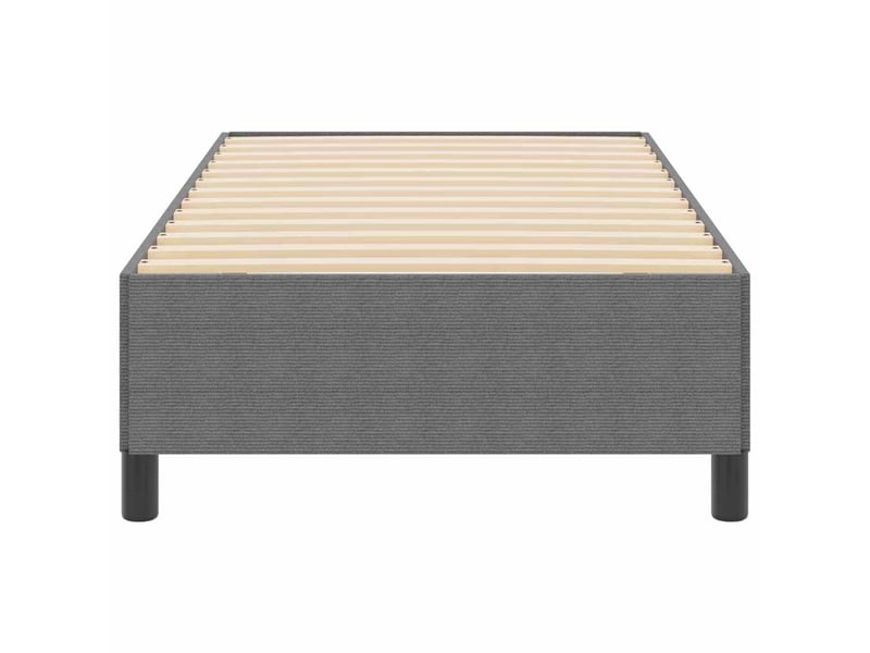  Lit simple- lit adulte -  lit à lattes gris clair 90 x 200 cm tissu en velours côtelé  - Conforama D