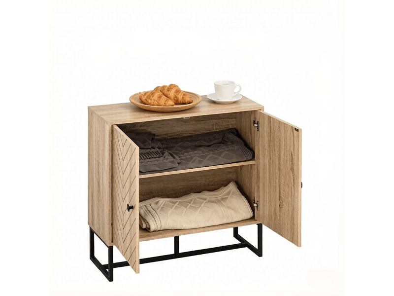  Armoire rangement modèle timeless, meuble entrée chambre salle à manger cuisine 1 pièce  - Conforama A