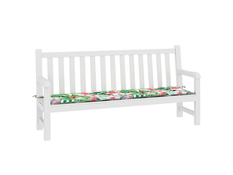  Coussin de banc de jardin, coussin d'assise multicolore 200x50x3 cm tissu cf52768  - Conforama C